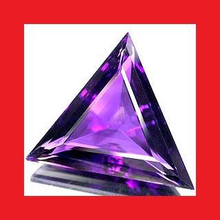 Amethyst [Uruguay] - Faceted Triangle Shape - 38.03cts