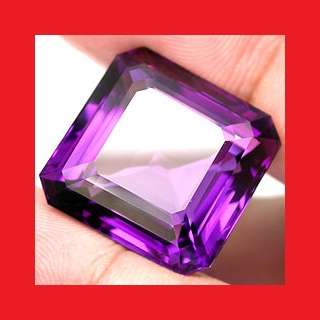 Amethyst [Uruguay] - Faceted Square Shape - 32.46cts