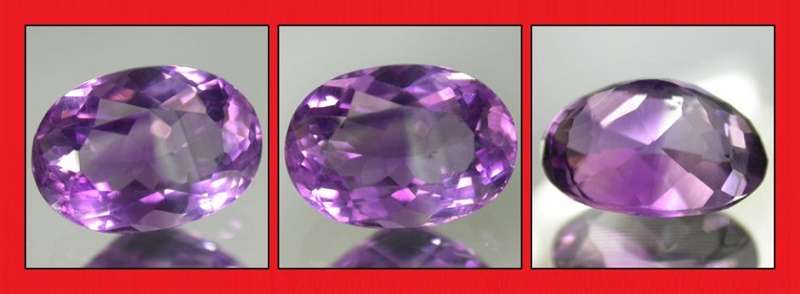 Amethyst [Bolivia] - Faceted Oval Shape - 7.17cts