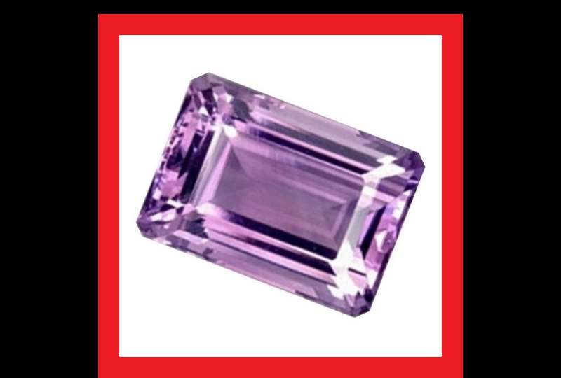 Amethyst [Bolivia] - Faceted Rectangle Shape - 8.88cts