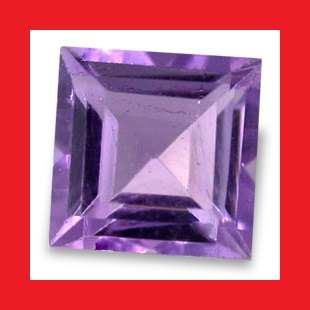 Amethyst - Faceted Square Shape - 0.63cts