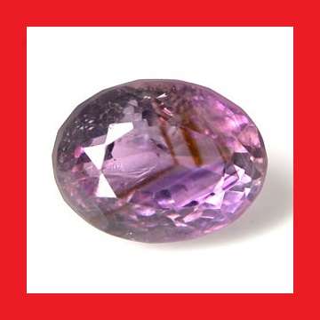 AMETHYST - NICE PURPLE OVAL FACET - 11.47cts