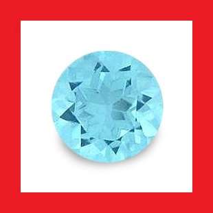 AQUAMARINE - BRIGHT BLUE ROUND CUT - 0.05cts