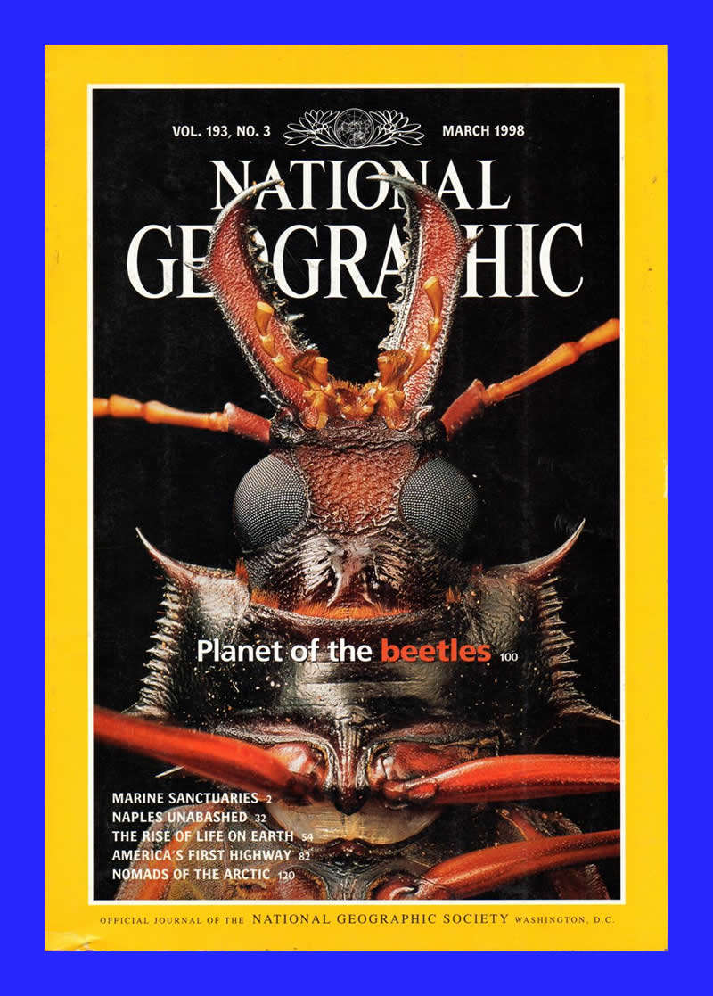 NATIONAL GEOGRAPHIC MAGAZINE - MARCH 1998