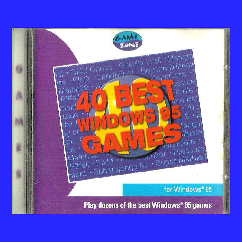 PC CD ROM - 40 BEST WINDOWS 95 GAMES