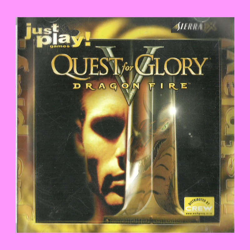 PC CD - QUEST FOR GLORY V - DRAGON FIRE [2 CD]