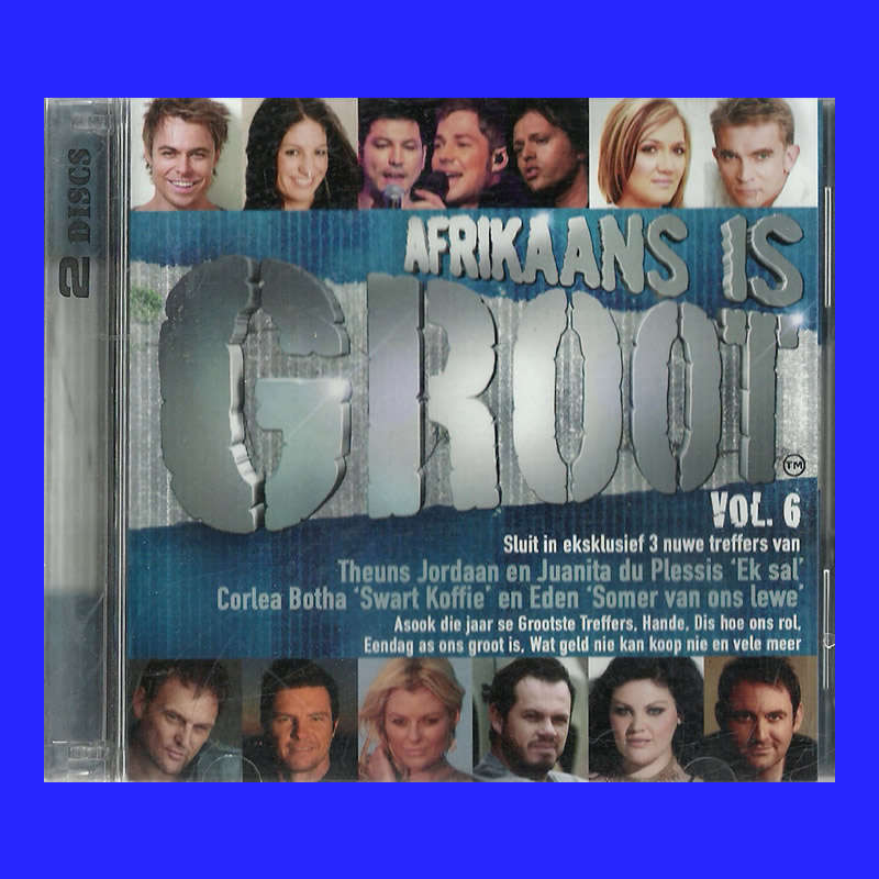 MUSIC CD - AFRIKAANS IS GROOT VOL 6 (CONDITION - AS NEW)