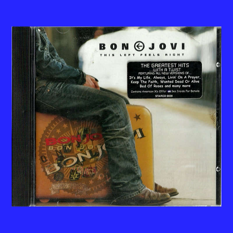 MUSIC CD - BON JOVI - THIS LEFT FEELS RIGHT (CONDITION NEW)