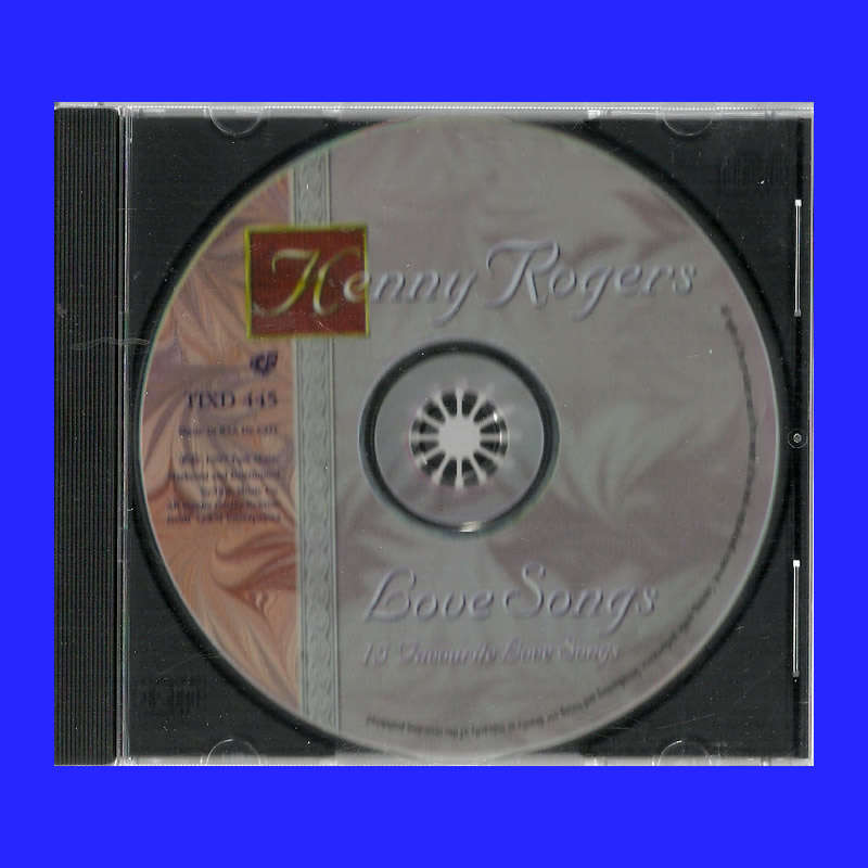 MUSIC CD  - KENNY ROGERS - LOVE SONGS  (DISC ONLY - IN A CLEAN NEW CD CASE))
