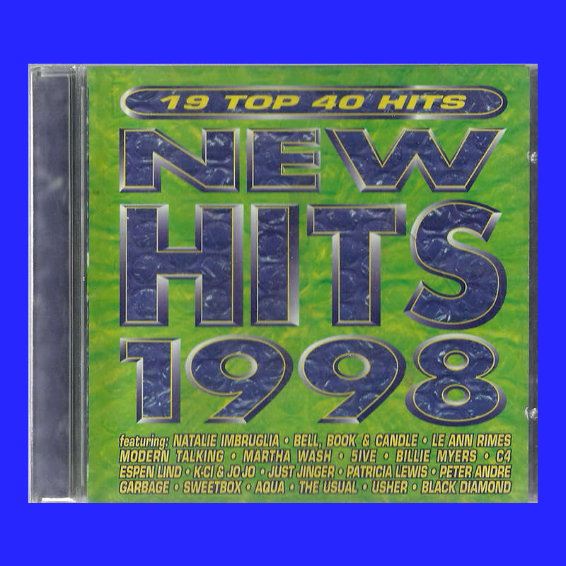 MUSIC CD  - NEW HITS 1998 - 19 TOP 40 HITS (CONDITION - VERY GOOD)