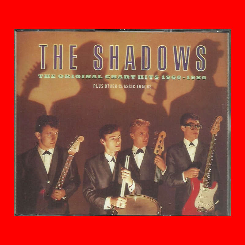 DOUBLE MUSIC CD - THE SHADOWS - THE ORIGINAL CHART HITS 1960-1980