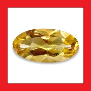 CITRINE (MADEIRA) -  GOLDEN YELLOW LONG OVAL FACET - 1.85cts