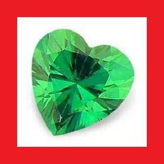 Cubic Zirconium - Faceted Heart Shape - 0.75cts