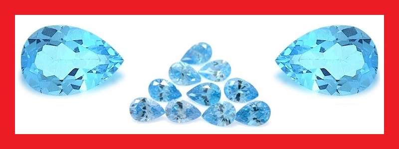 Cubic Zirconium - Faceted Pear Shape - 0.78cts