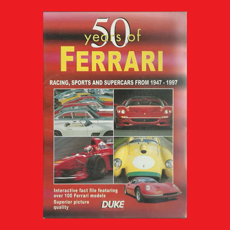 HUGE DVD SALE! - 50 YEARS OF FERRARI - REGION FREE EDITION