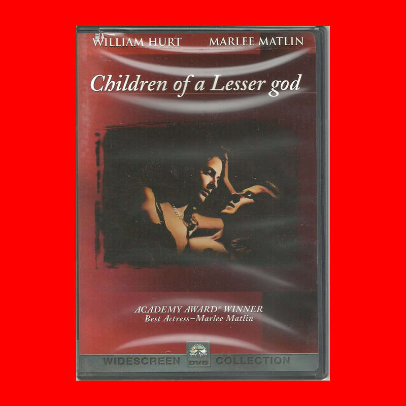 DVD  - CHILDREN OF A LESSER GOD - REGION 1 EDITION (CONDITION NEW)