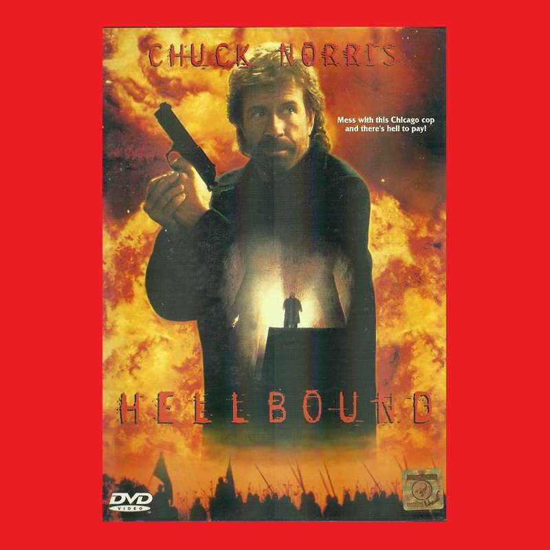 SALE! RARE DVD - CHUCK NORRIS HELLBOUND  -  REGION 2 EDITION