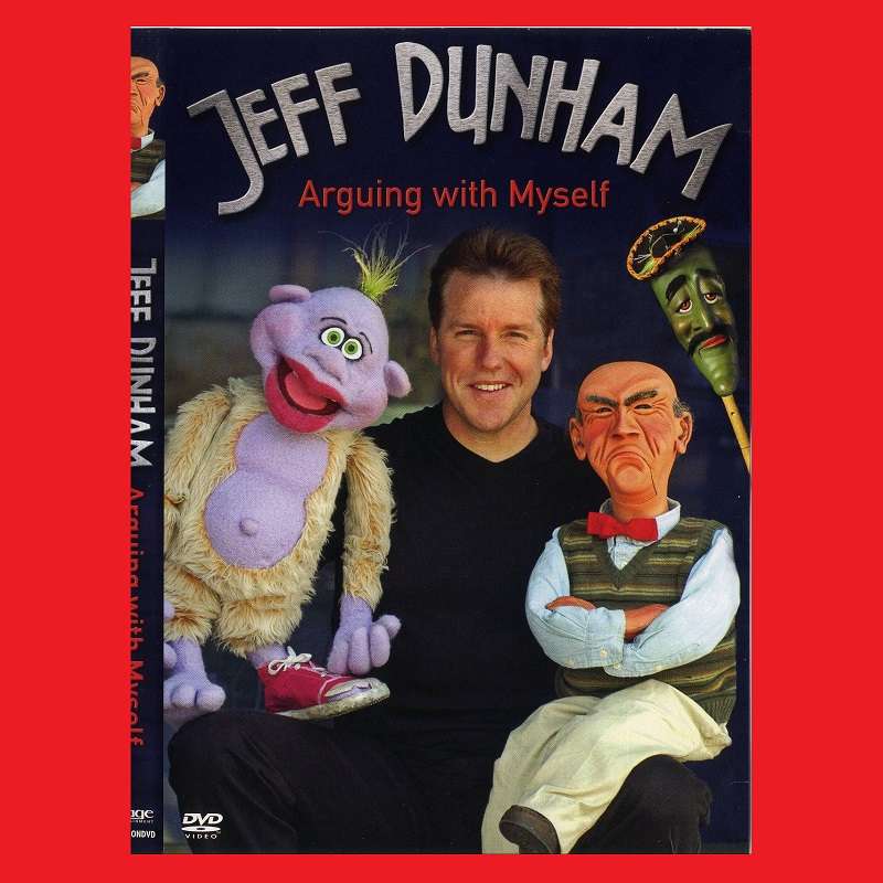 DVD - JEFF DUNHAM, ARGUING WITH MYSELF -  REGION FREE EDITION
