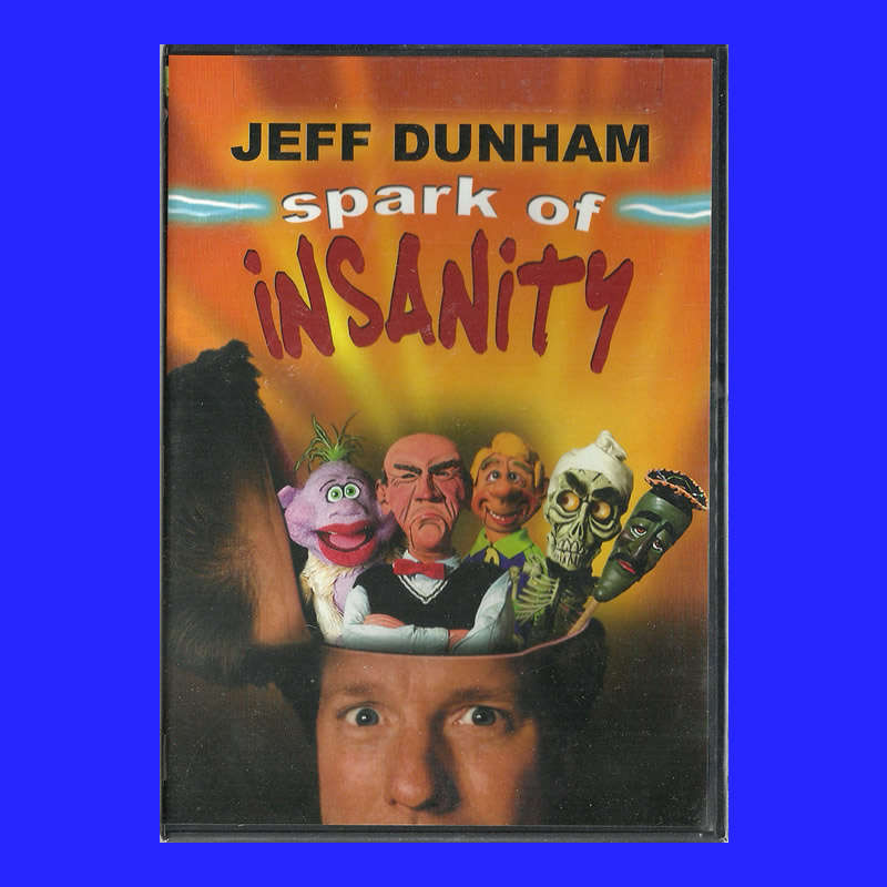 DVD  -  JEFF DUNHAM - SPARK OF INSANITY  - REGION ONE
