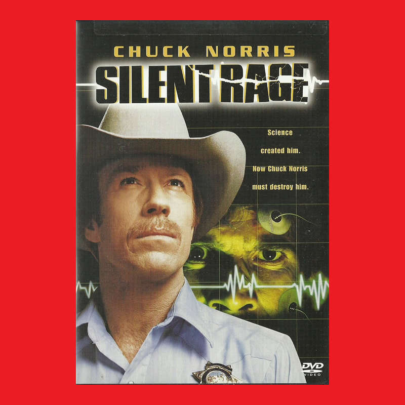 SALE! RARE DVD - CHUCK NORRIS SILENT RAGE  -  REGION 1 EDITION (CONDITION NEW)