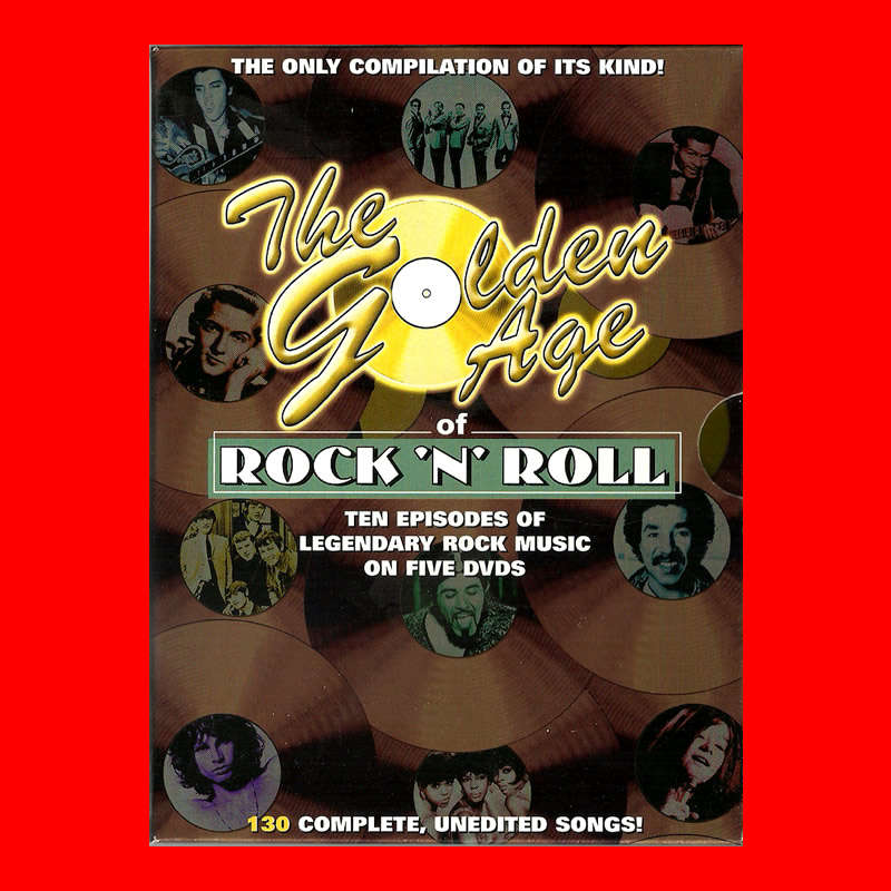 RARE DVD BOX SET - THE GOLDEN AGE OF ROCK `N` ROLL [REGION 1 NTSC EDITION]