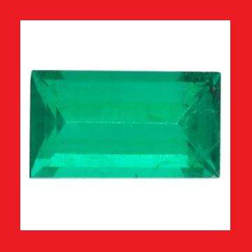 Emerald [Zambia] - Rectangle Shape Baguette Cut - 0.06cts