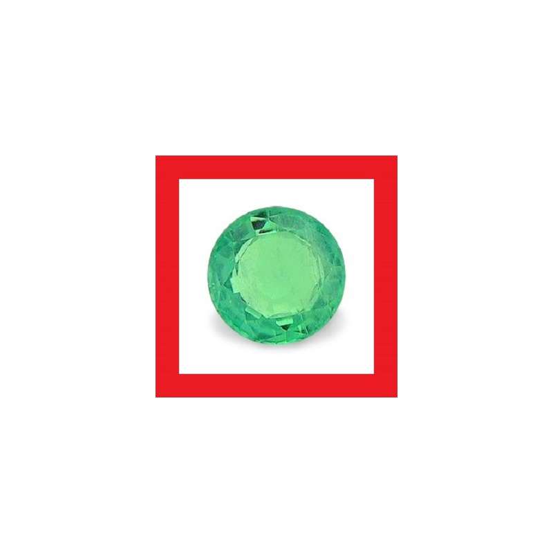 EMERALD [Zambia] - NICE GREEN ROUND FACET - 0.13cts