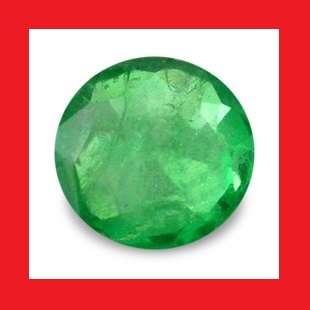 EMERALD [Brazil] - BEST GREEN ROUND FACET - 0.11cts