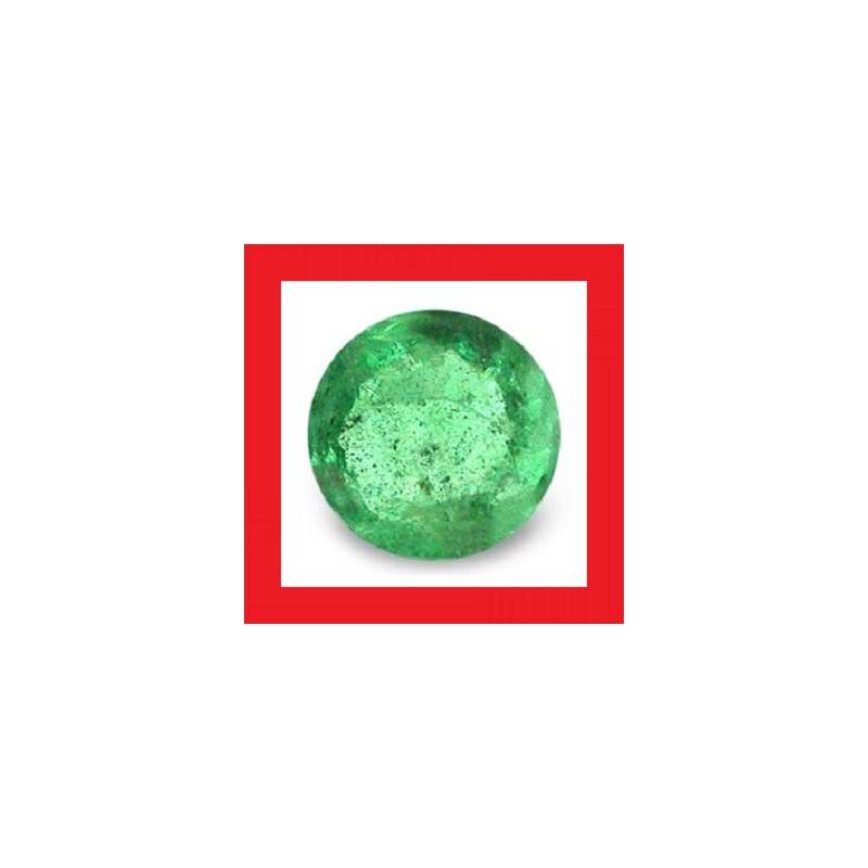 Emerald [Colombia] - Faceted Round Shape - 0.13cts