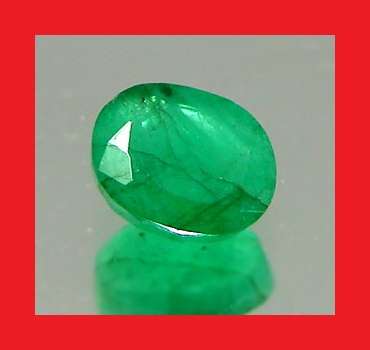 Emerald [Colombia] - Faceted Oval Shape - 0.62cts
