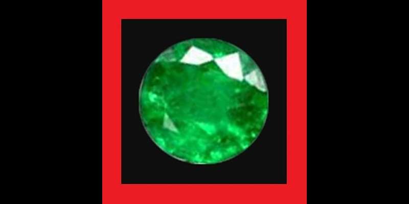 EMERALD - NICE GREEN ROUND FACET - 0.19cts
