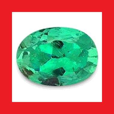 EMERALD [Brazil] - Faceted Oval Shape - 1.06cts