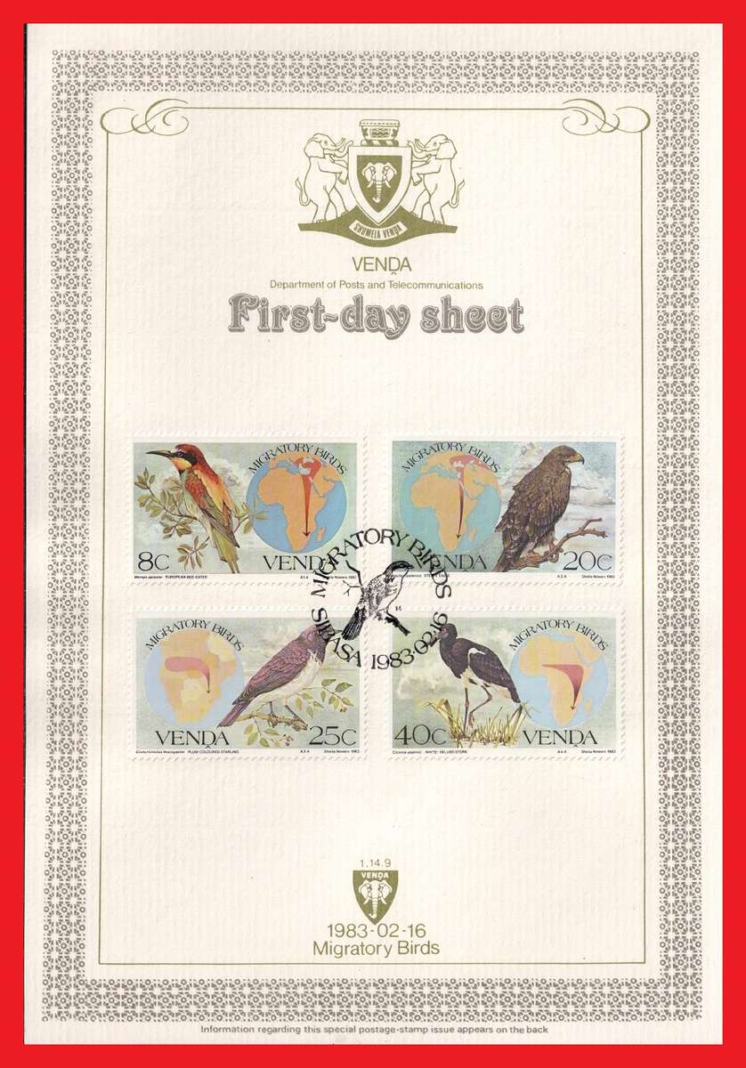 First Day Collector`s Sheet 1983/02/16