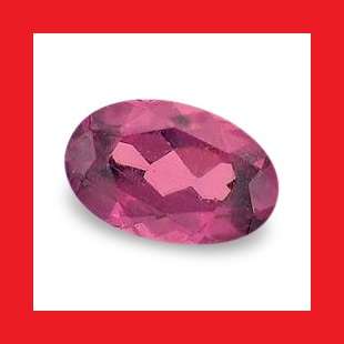 Garnet [Rhodolite] - Faceted Oval Shape - 0.28cts