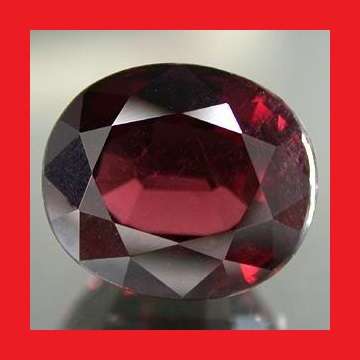 GARNET [Africa] - Faceted Brownish Red Oval Shape - 2.84cts