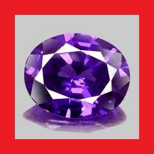 AMETHYST - PURPLE OVAL FACET - 2.22cts