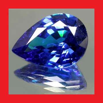 Sapphire [Created] - Faceted Pear Shape - 6.62cts