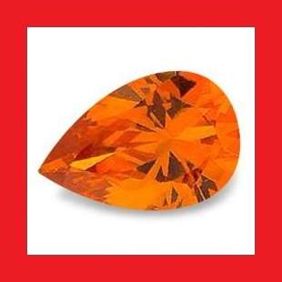 Sapphire [Created] - Golden Yellow Faceted Pear Shape - 1.39cts