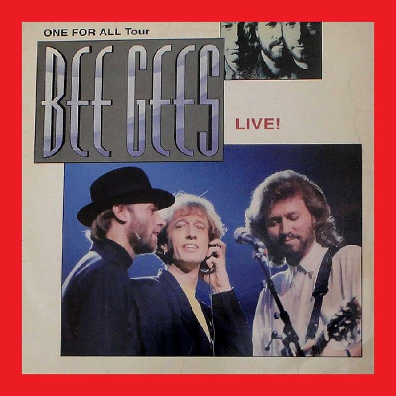 LASERDISC - BEE GEES LIVE - ONE FOR ALL TOUR LIVE!
