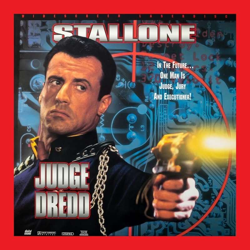 RARE LASERDISC - JUDGE DREDD [WIDESCREEN EDITION]