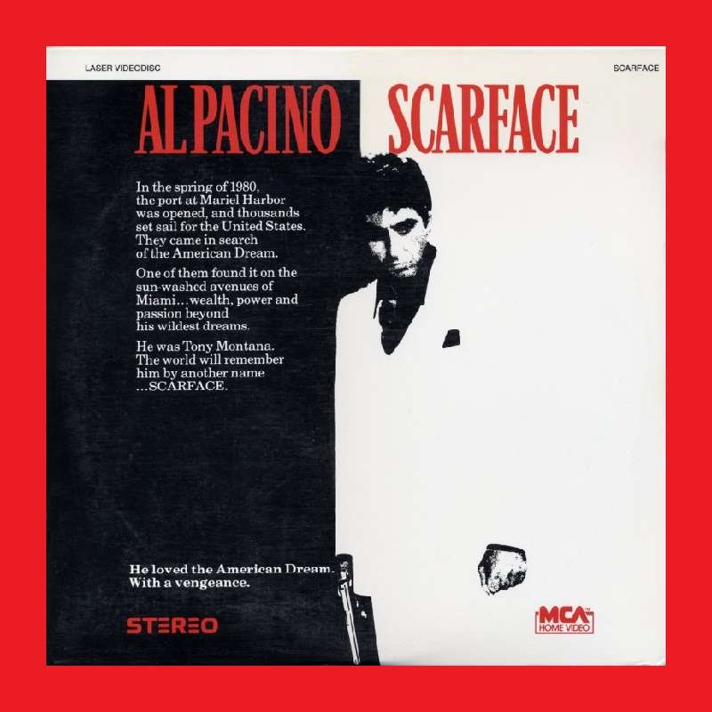 LaserDisc - Scarface (1983)