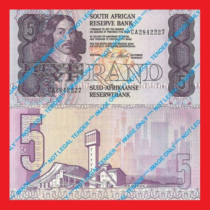 C.L. Stals R5 1st Issue UNC Banknote Serial CA2842227