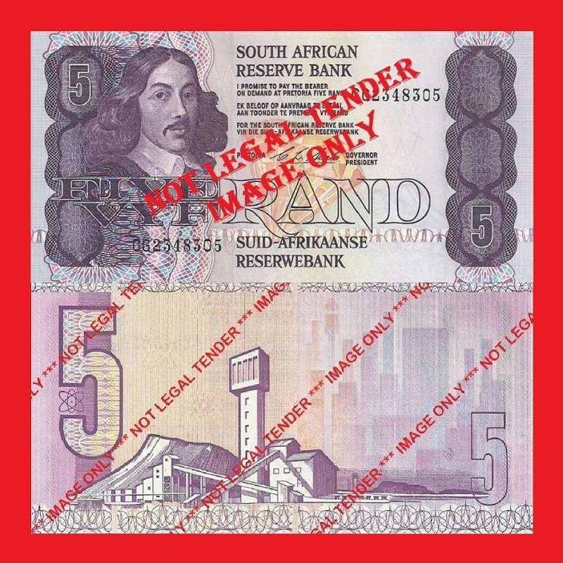 C.L. Stals R5 1st Issue UNC Banknote Serial CG2348305