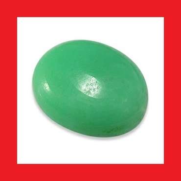 Chrysoprase [Australia] - Cabochon Oval Shape - 3.025cts