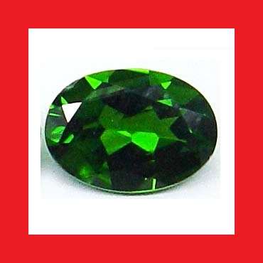 DIOPSIDE [Russia] - Faceted Oval Shape - 0.90cts