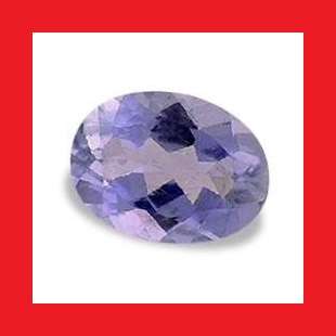 NATURAL SCAPOLITE - TOP VIOLETISH BLUE OVAL FACET - 0.340cts