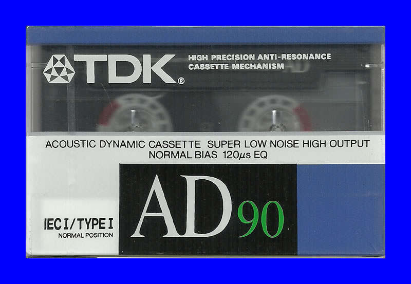 AUDIO CASSETTE  -  TDK AD90 (SEALED)