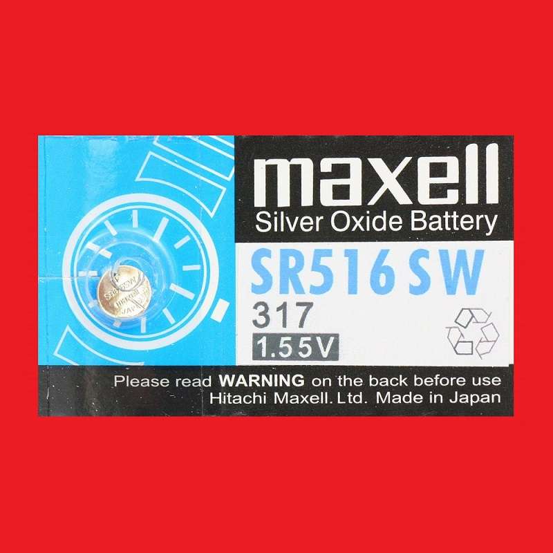 WATCH BATTERY MAXELL SR516SW {317}