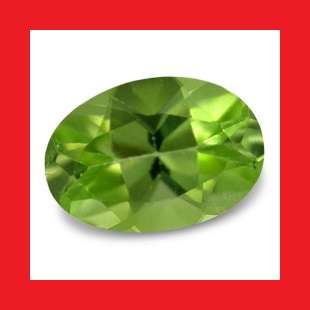 PERIDOT - NICE GREEN OVAL CUT - 0.430cts