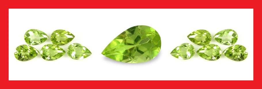 Peridit [China] - Faceted Pear Shape - 0.72cts